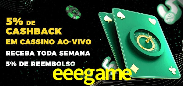 Promoções do cassino ao Vivo eeegame
